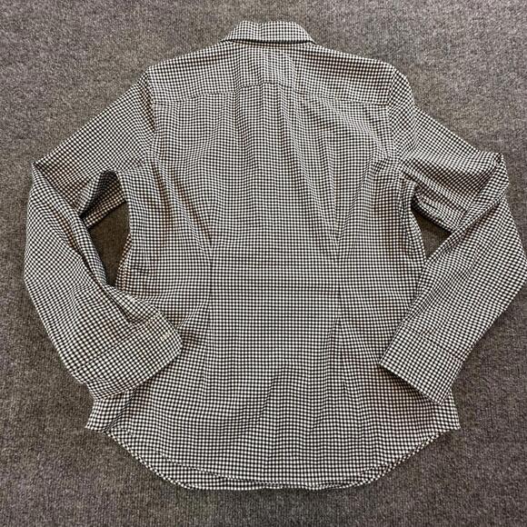Ralph Lauren Men’s Medium Shirt Non-Iron Gingham, Classic Fit, Long Sleeve Q-19 - Picture 5 of 8